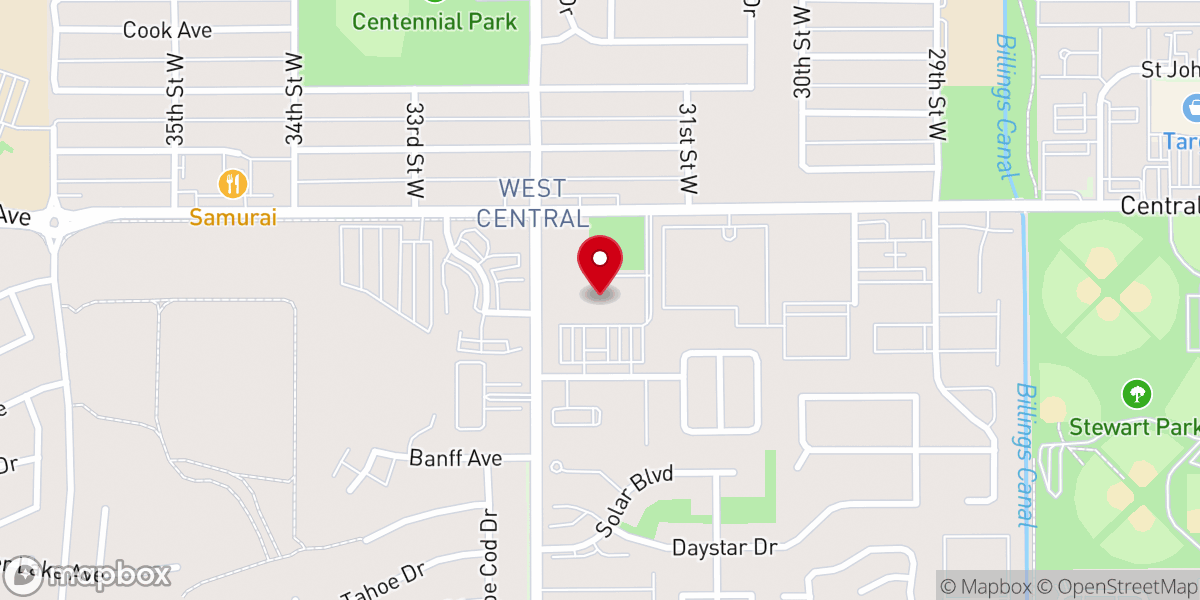 Map showing location of Faith E Church