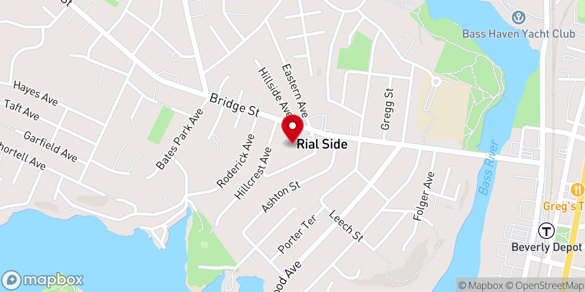 Map showing location of First Assembly of God