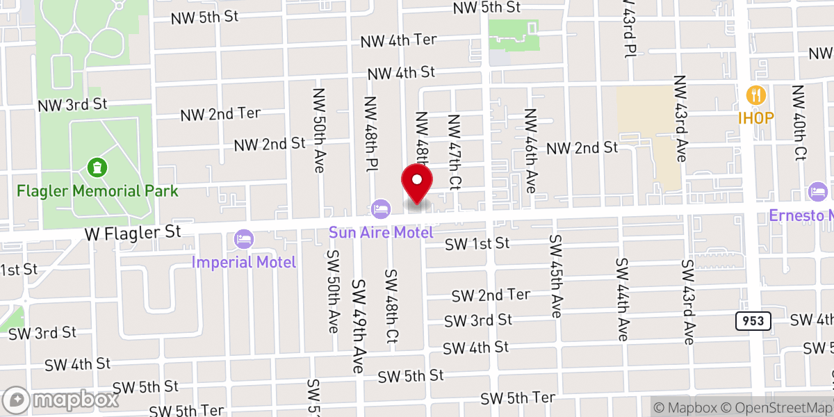 Map showing location of Our Lady of Sorrows Catholic Church