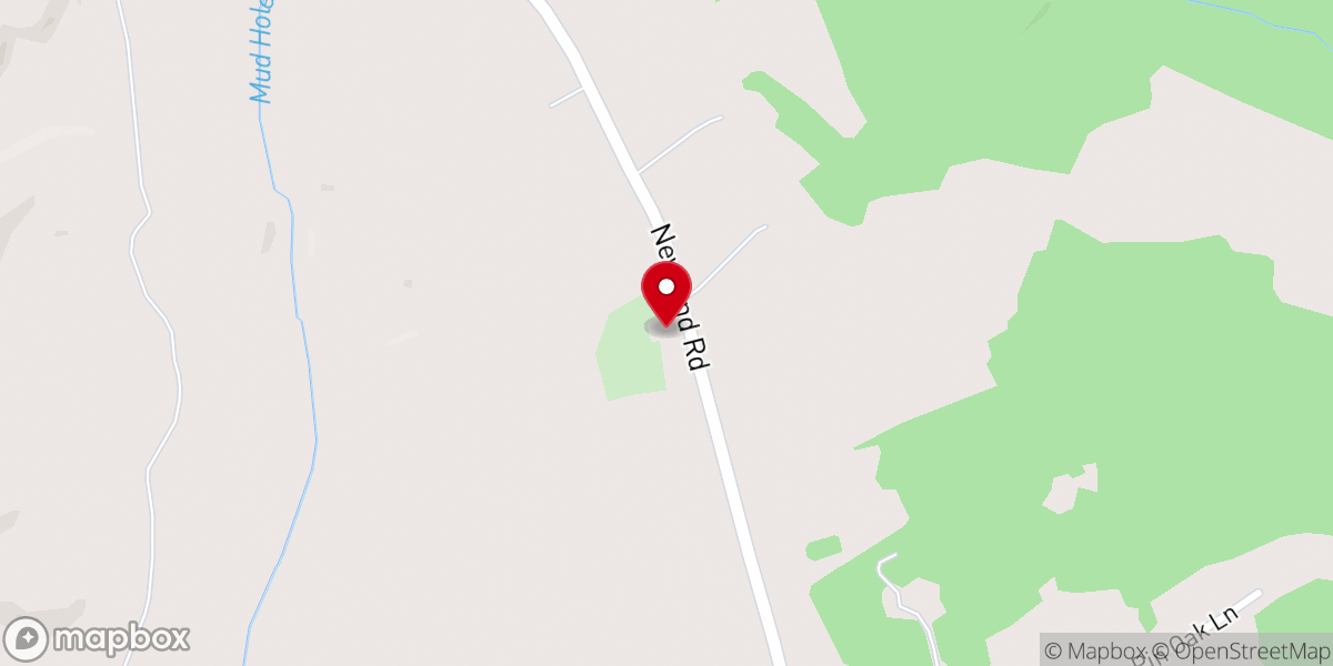 Map showing location of Rappahannock Baptist Church