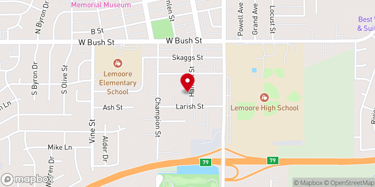 Map showing location of New Light Apostolic Temple