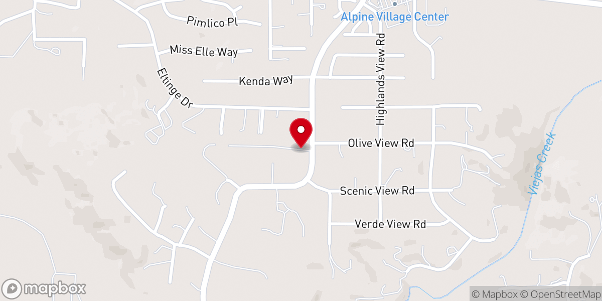 Map showing location of Open Door Family Worship Center
