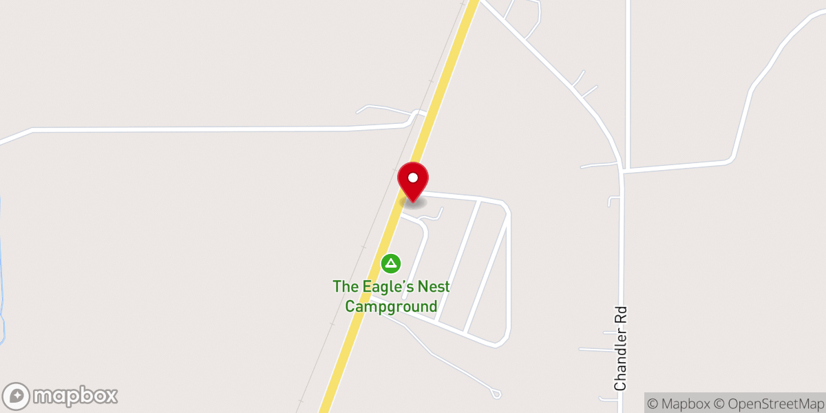 Map showing location of Spiritual Vision Training Center