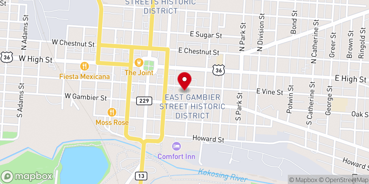 Map showing location of Storyside Church Mount Vernon