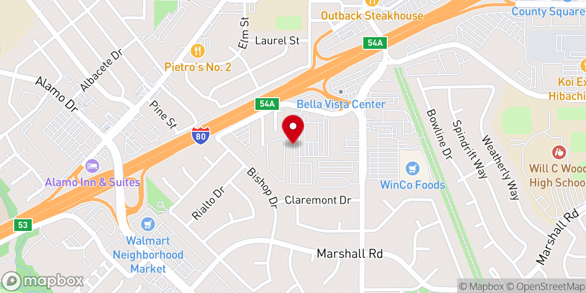 Map showing location of Faith Community Church