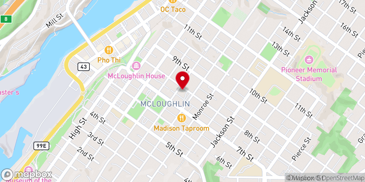 Map showing location of Zion Lutheran Church
