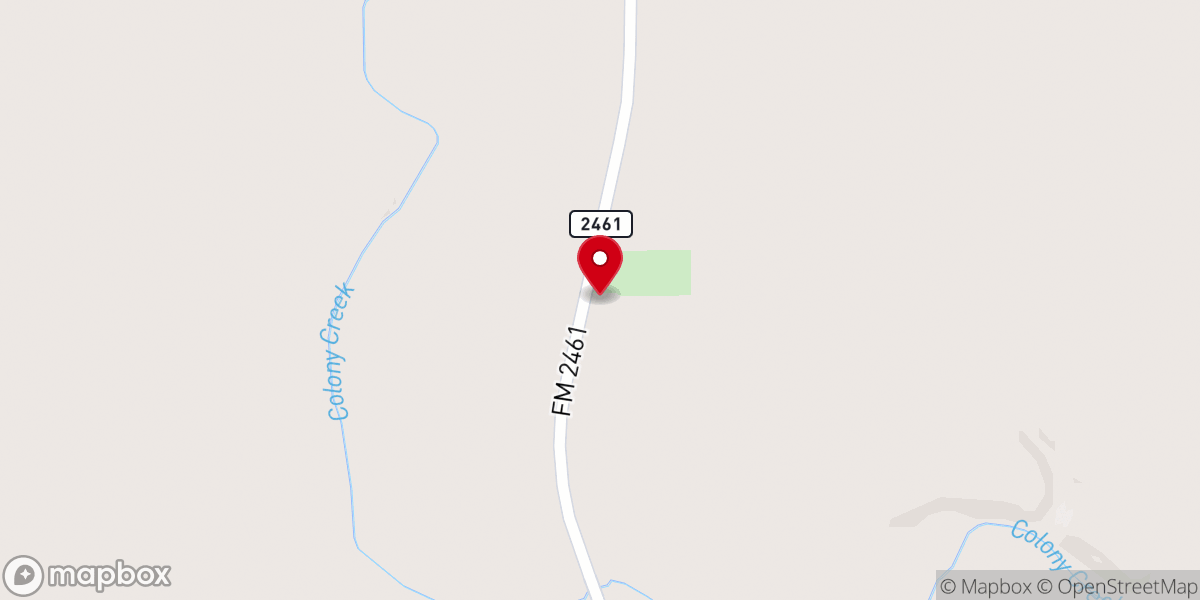 Map showing location of Merriman Baptist Church