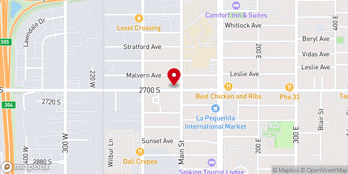 Map showing location of MOSAIC Inter-Faith Ministries