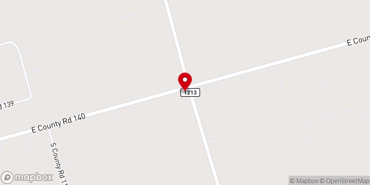 Map showing location of Valley View Baptist Church