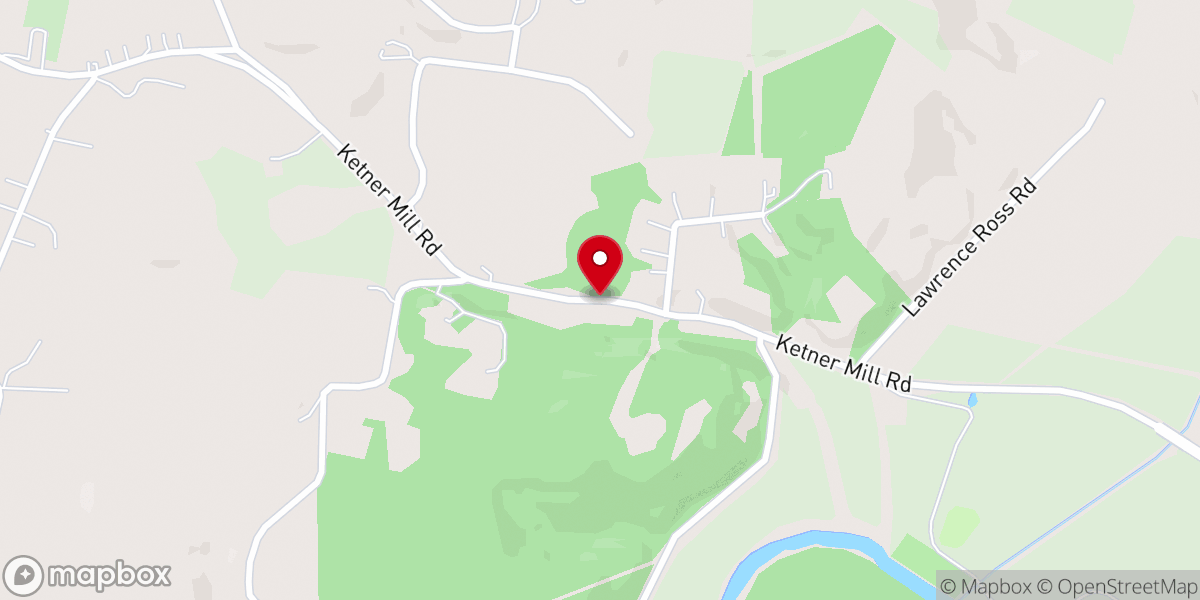 Map showing location of Layne's Chapel Church