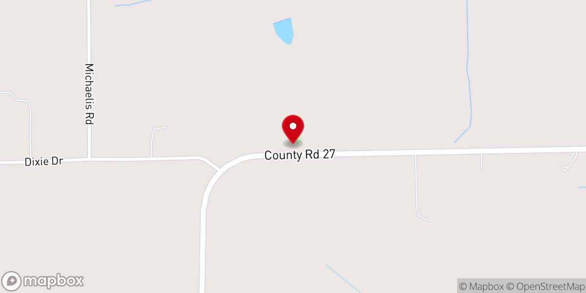 Map showing location of Trinity Lutheran Church