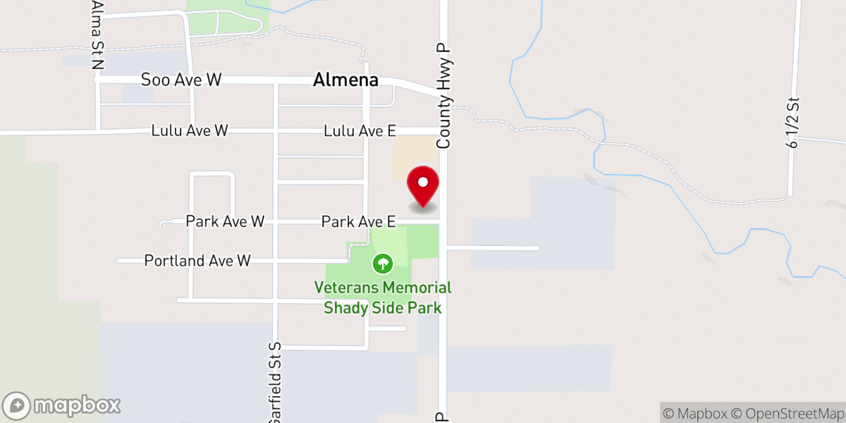 Map showing location of St. Matthew Lutheran Church - LCMS