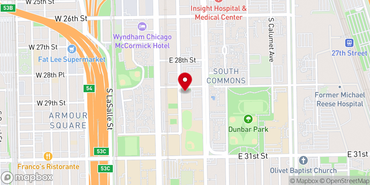 Map showing location of Brothers and Sisters of Love