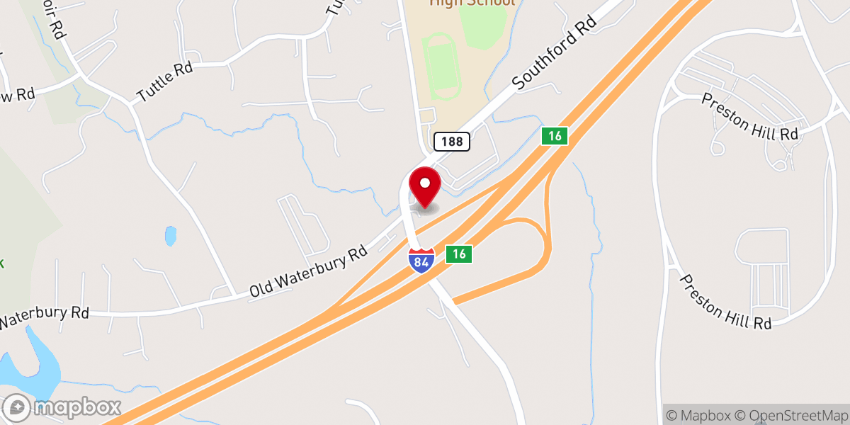Map showing location of Patty's Pantry
