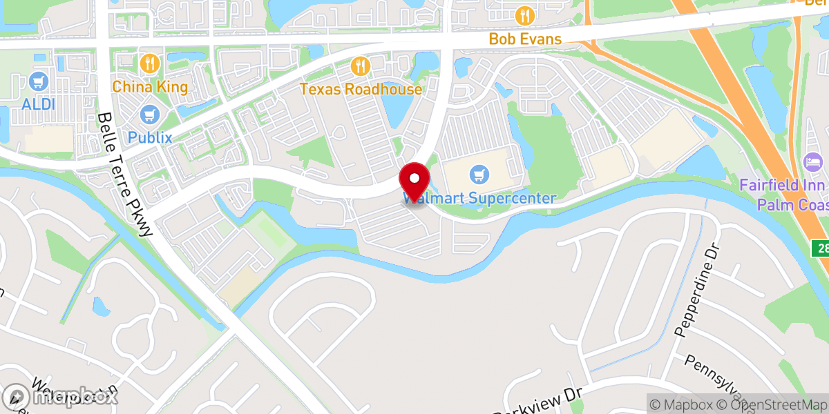 Map showing location of Voyage Church