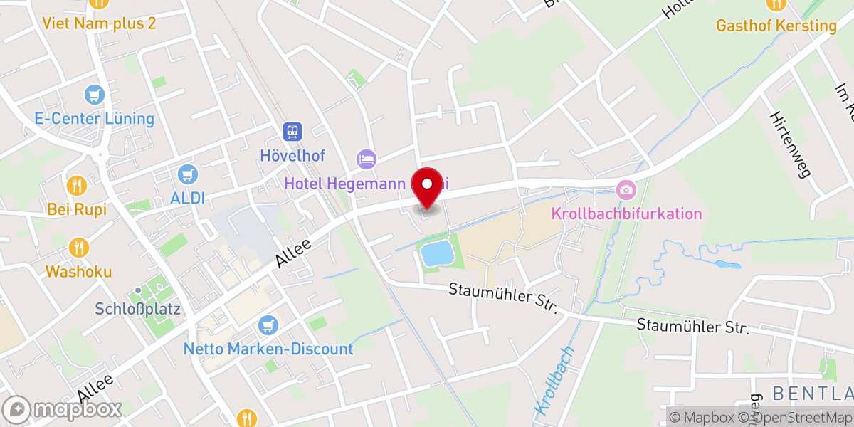 Map showing location of Christliche Gemeinde Hövelhof