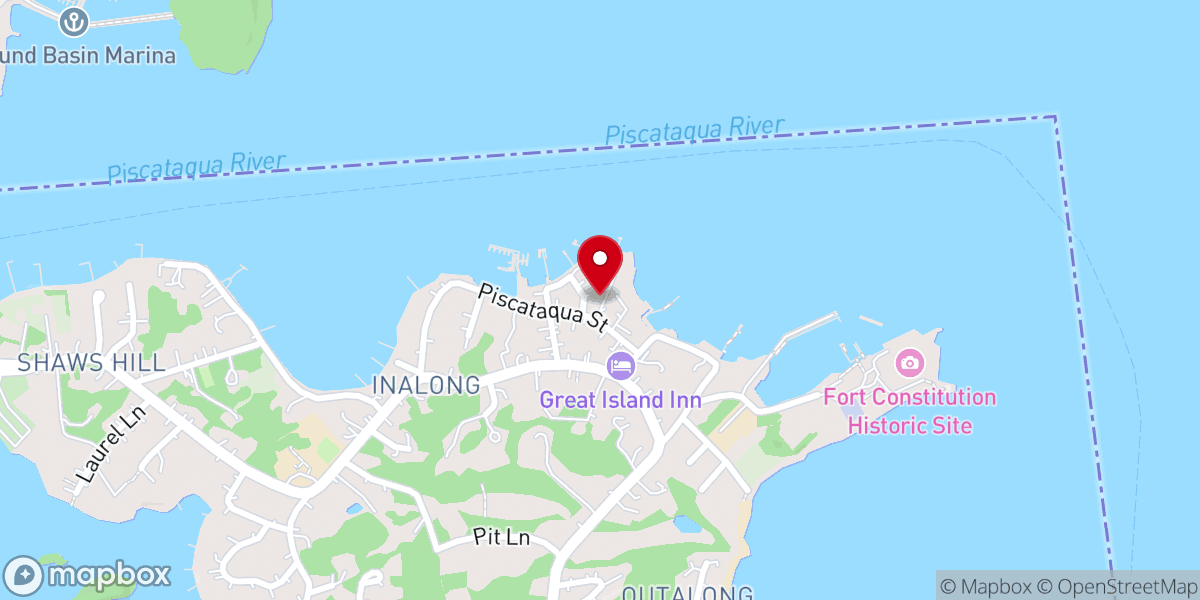 Map showing location of New Castle