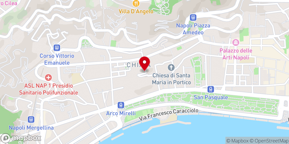 Map showing location of Comunità Evangelica Luterana di Napoli