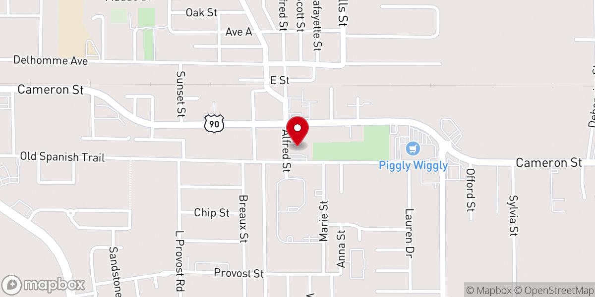 Map showing location of Sts. Peter and Paul Catholic Church