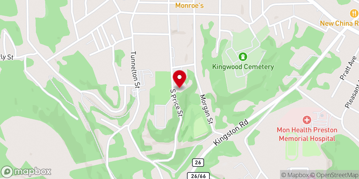 Map showing location of KAC Ministries