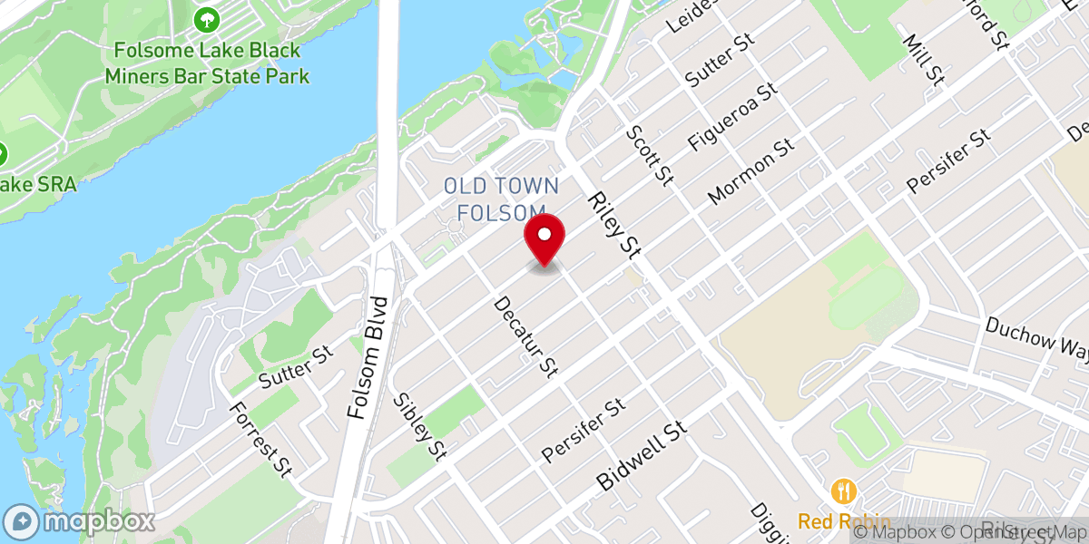 Map showing location of Trinity Episcopal Church