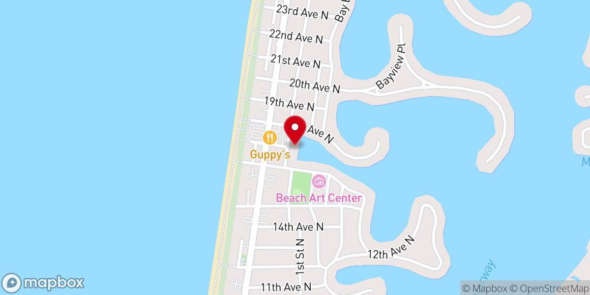 Map showing location of Calvary Episcopal Church