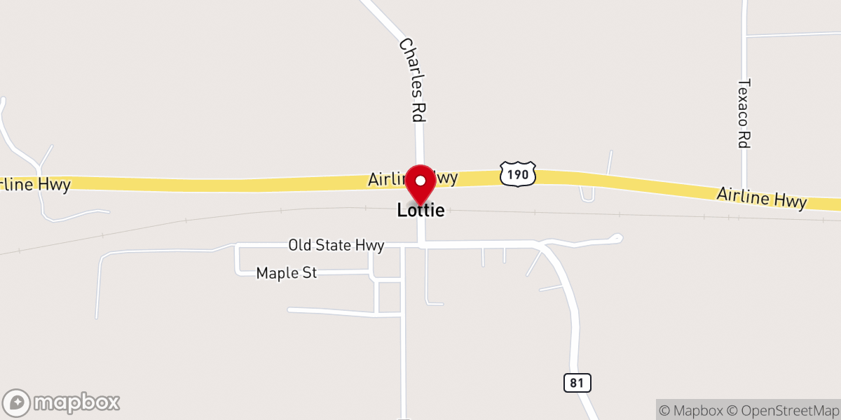 Map showing location of Lottie