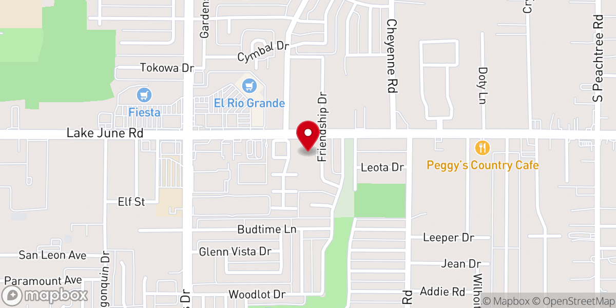 Map showing location of Light House-Community Church