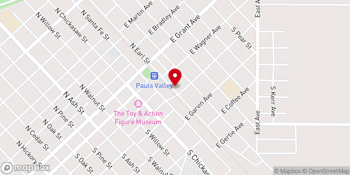 Map showing location of The Ekklesia Church