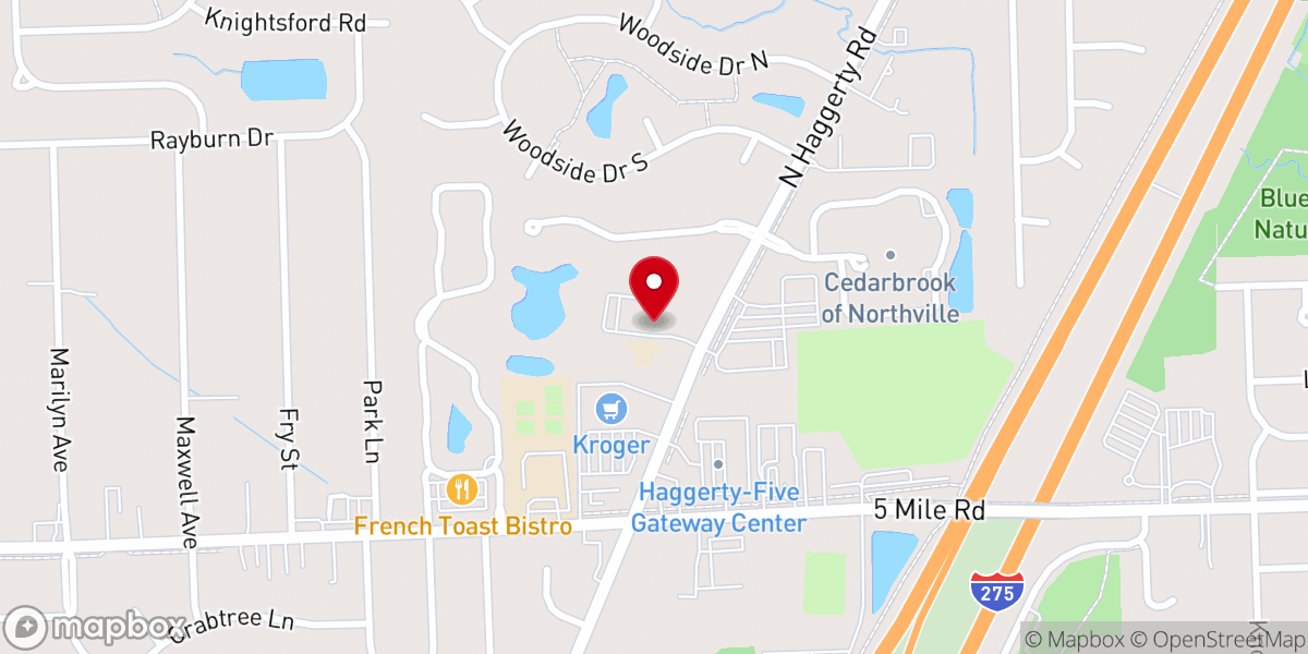 Map showing location of Metropolitan Seventh-day Adventist Church