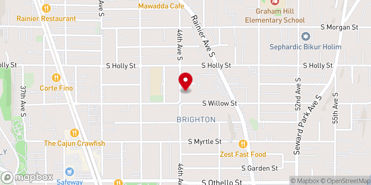Map showing location of The Vietnamese Church of Hope