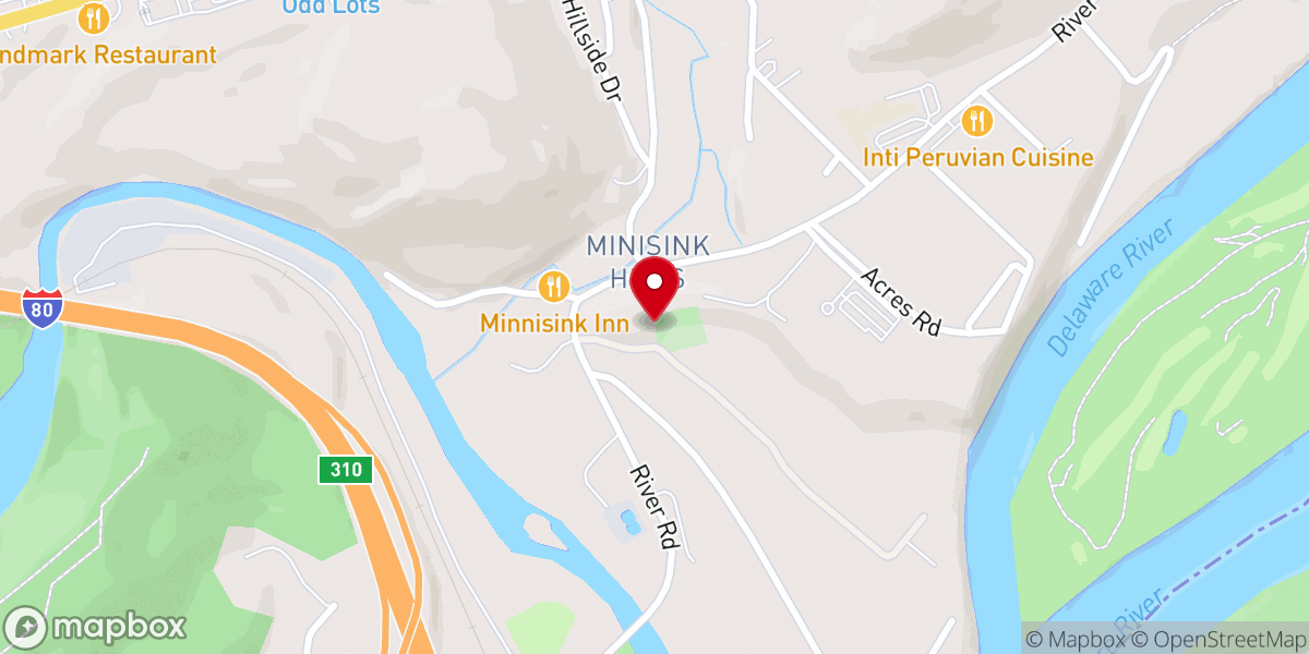 Map showing location of Saint Marks Church