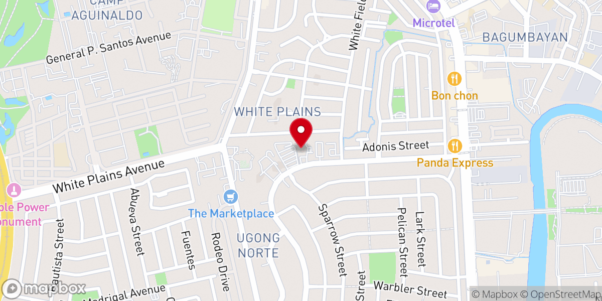 Map showing location of Christ the King Parish - Greenmeadows (Diocese of Cubao)