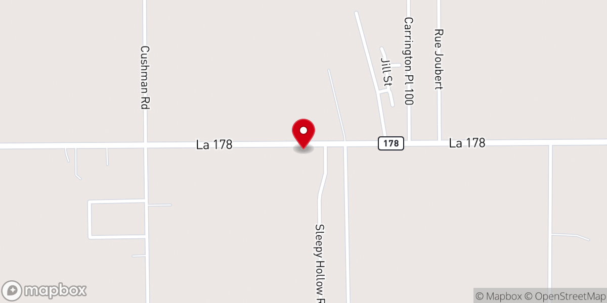 Map showing location of Our Lady of the Holy Rosary Chapel