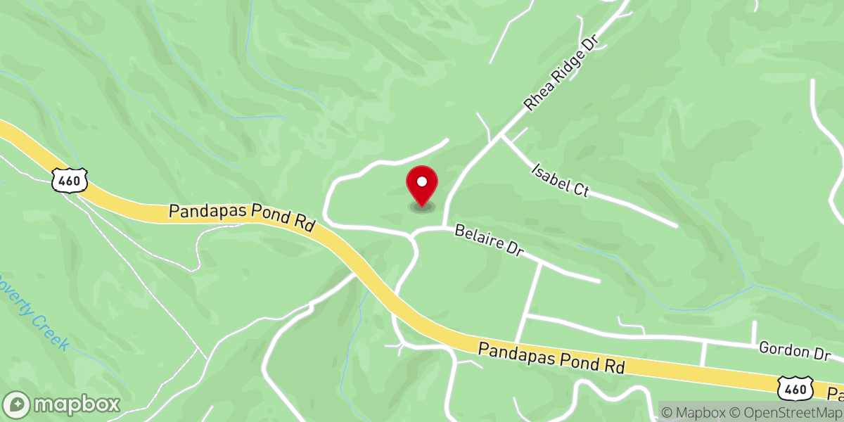 Map showing location of Mt Mission Church