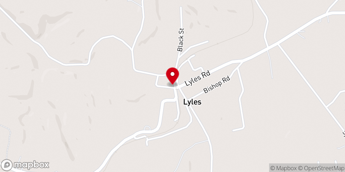 Map showing location of Old Paths Bible Baptist Church