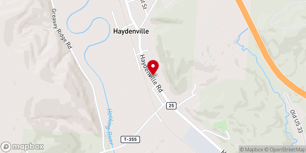 Map showing location of Haydenville Church - Campus Ministry of Ebenezer Baptist Church
