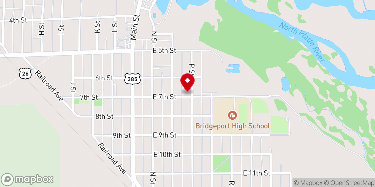 Map showing location of All Souls, St Marys, Sacred Heart