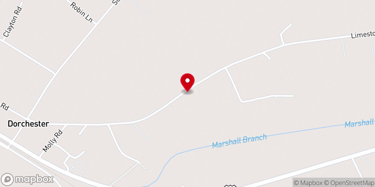 Map showing location of Surprise Baptist Church