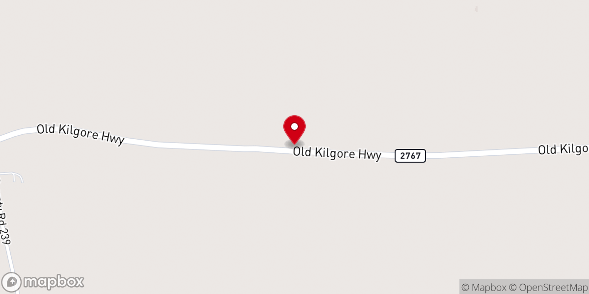 Map showing location of County Line Church