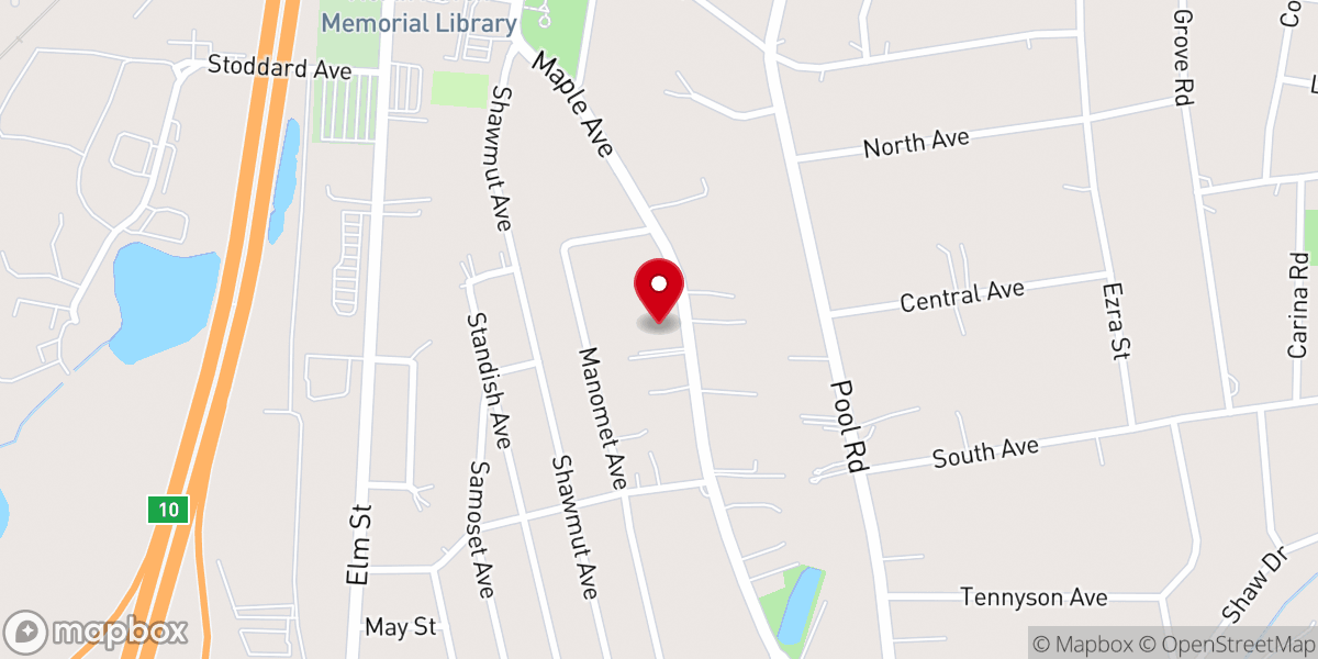 Map showing location of Mount Carmel Christian Church Inc