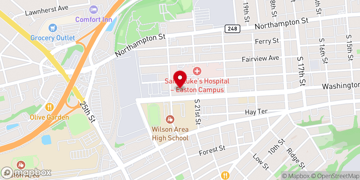 Map showing location of United Fellowship Lutheran Church