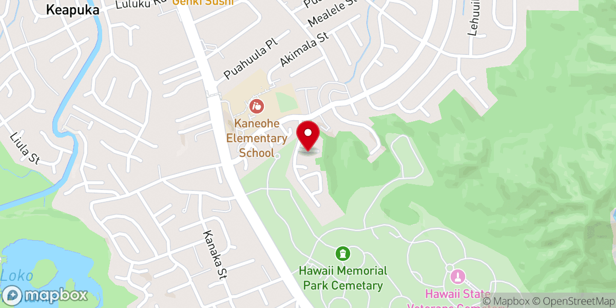 Map showing location of Love Always Weddings Hawaii