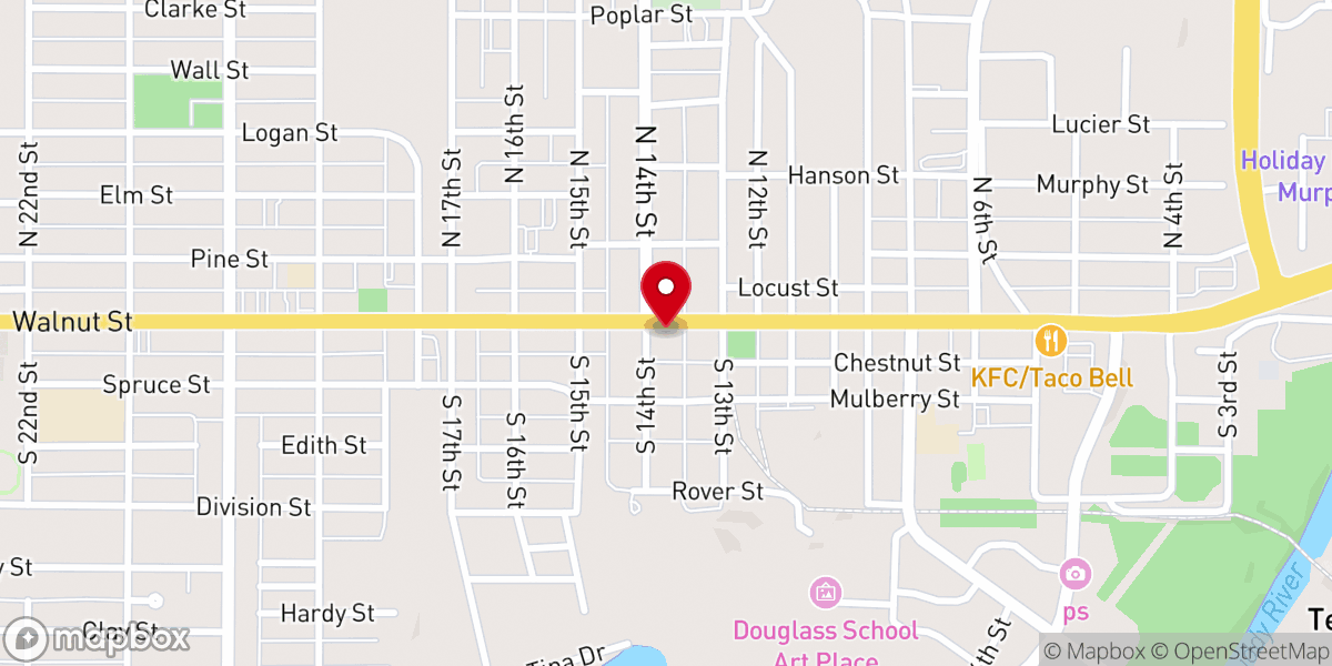 Map showing location of Liberty Theater