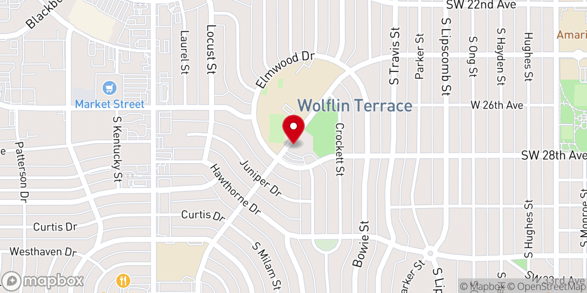 Map showing location of Westminster Presbyterian: The Church in Austin Park