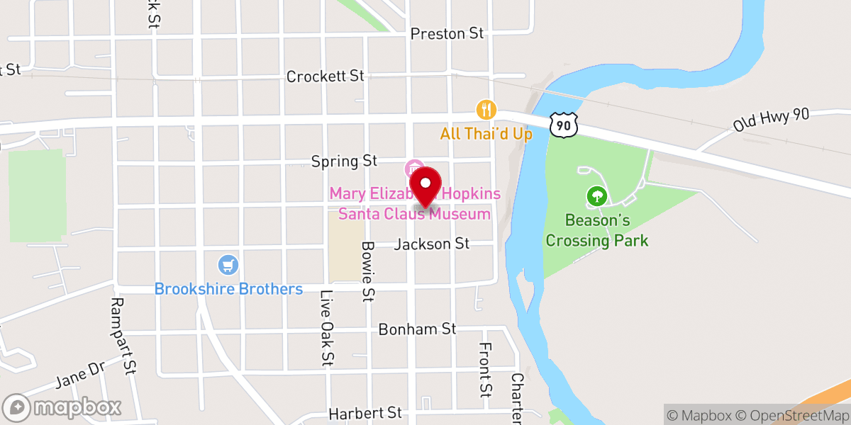 Map showing location of First United Methodist Church Family Life Center