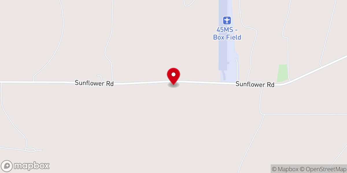 Map showing location of Saint Peter's Missionary Baptist Church