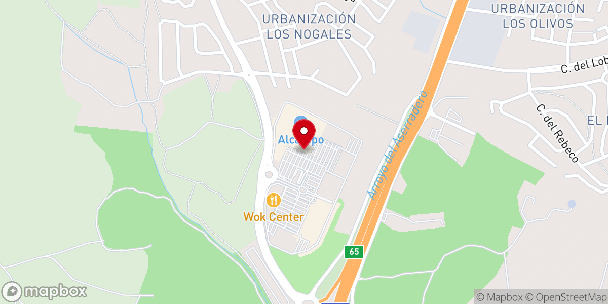 Map showing location of Farmacia Abadía - Amparo Rodríguez García-Rojas