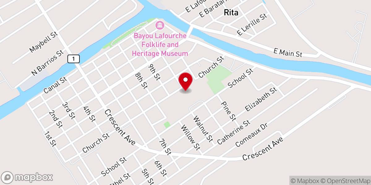 Map showing location of Holy Savior Church Religious Edu