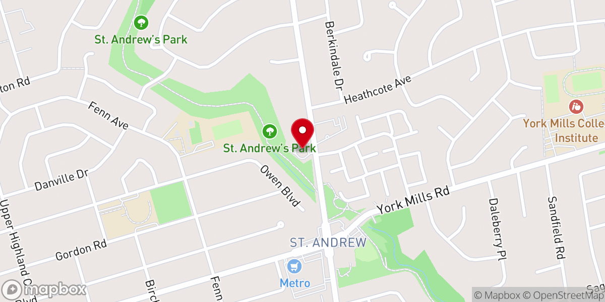 Map showing location of Bayview Family Church